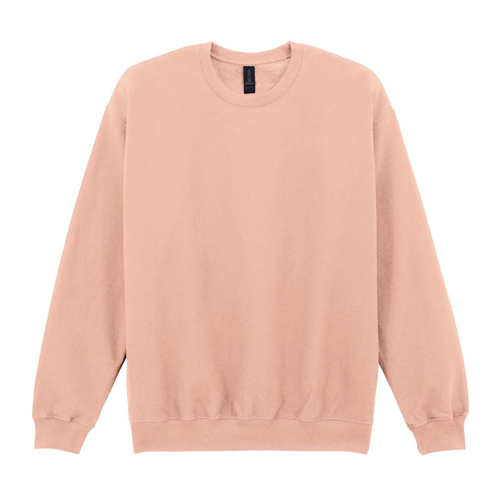 Dusty Rose - Back - Gildan Unisex Adult Softstyle Fleece Midweight Pullover