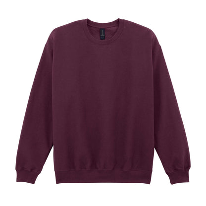 Maroon - Back - Gildan Unisex Adult Softstyle Fleece Midweight Pullover