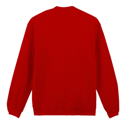Red - Side - Gildan Unisex Adult Softstyle Fleece Midweight Pullover