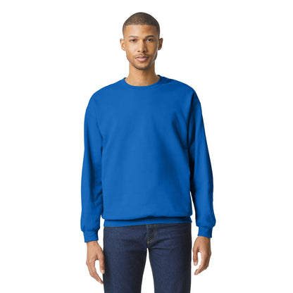 Royal Blue - Lifestyle - Gildan Unisex Adult Softstyle Fleece Midweight Pullover