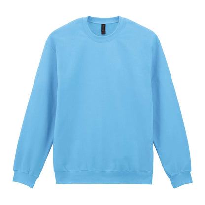 Sky Blue - Back - Gildan Unisex Adult Softstyle Fleece Midweight Pullover