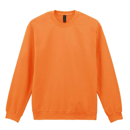 Tangerine - Back - Gildan Unisex Adult Softstyle Fleece Midweight Pullover