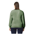 Military Green - Back - Gildan Unisex Adult Softstyle Fleece Midweight Pullover