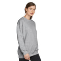 Sports Grey - Side - Gildan Unisex Adult Softstyle Midweight Crew Neck Fleece Top