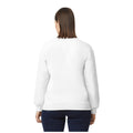 White - Back - Gildan Unisex Adult Softstyle Plain Midweight Fleece Top