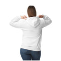 White - Back - Gildan Unisex Adult Softstyle Plain Fleece Midweight Hoodie