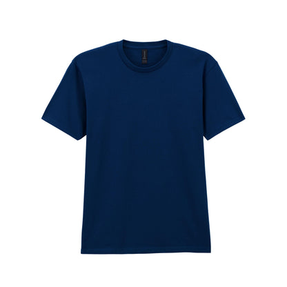 Navy Blue - Front - Gildan Unisex Adult Softstyle Midweight T-Shirt
