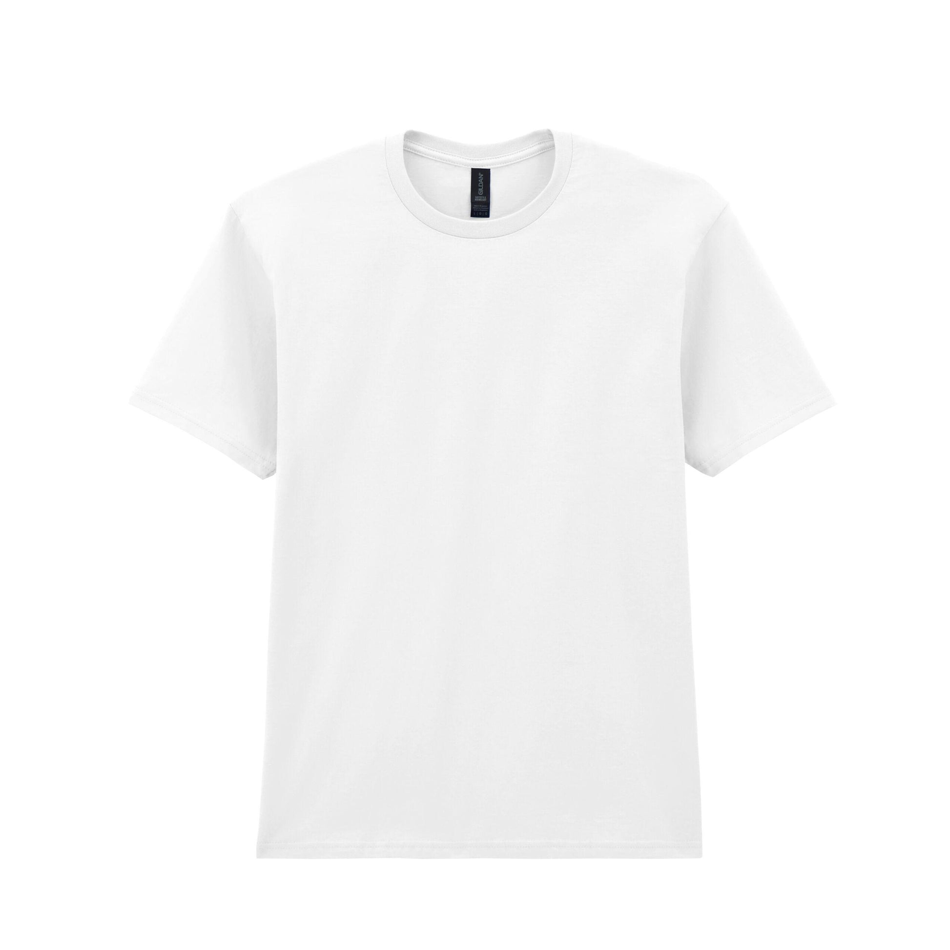 White - Back - Gildan Unisex Adult Softstyle Midweight T-Shirt