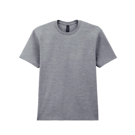 Sports Grey - Front - Gildan Unisex Adult Softstyle Midweight T-Shirt