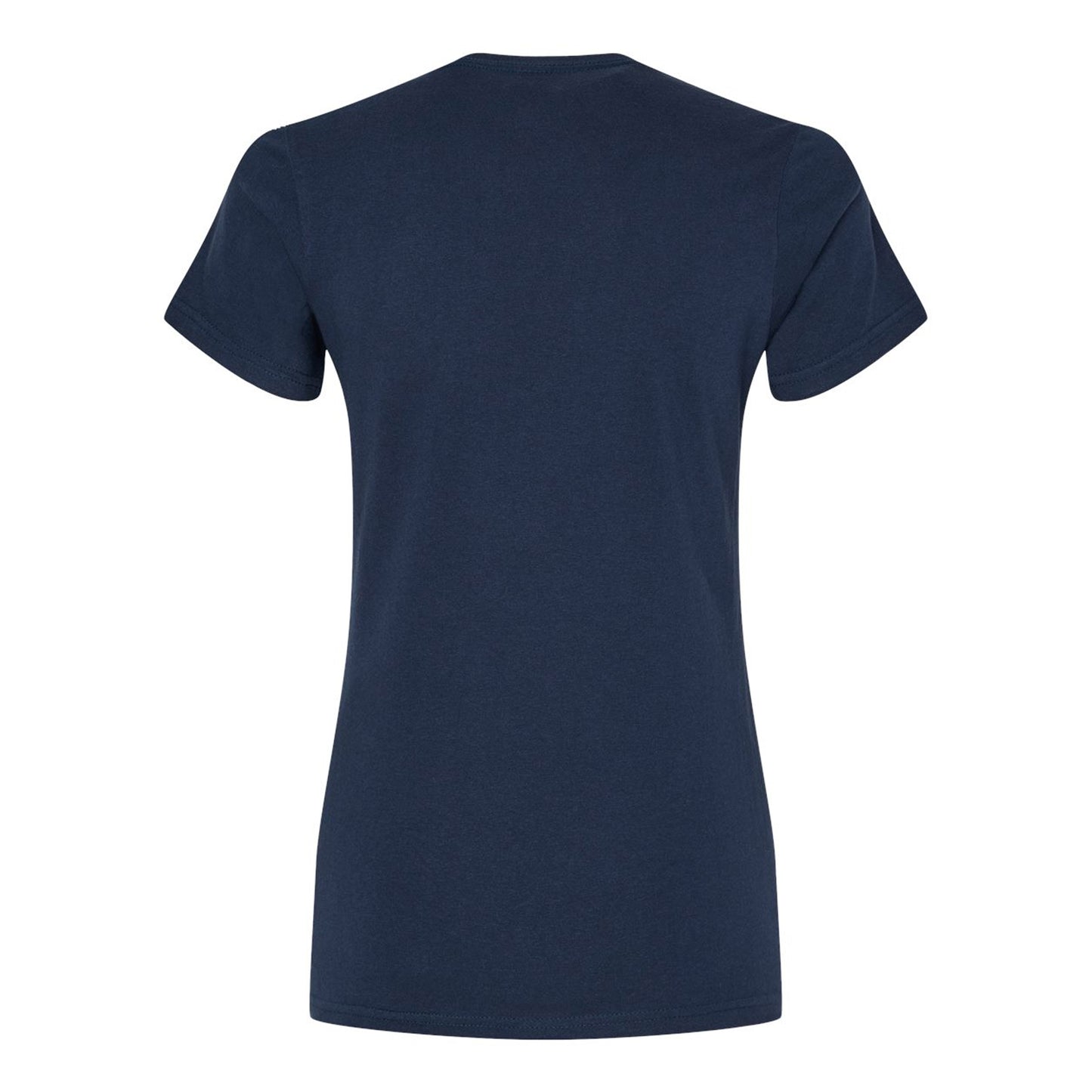 Navy Blue - Back - Gildan Womens-Ladies Softstyle Plain Midweight T-Shirt