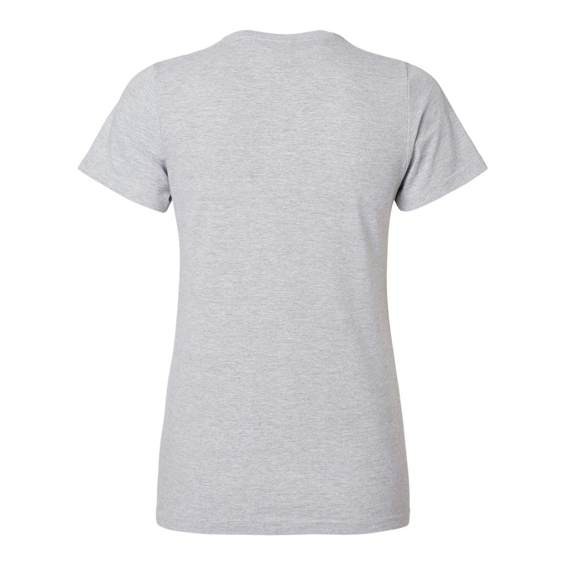 Sport Grey - Back - Gildan Womens-Ladies Softstyle Plain Midweight T-Shirt