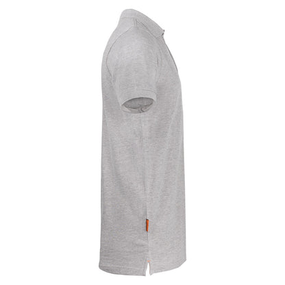 Grey - Lifestyle - Jobman Mens Melange Polo Shirt