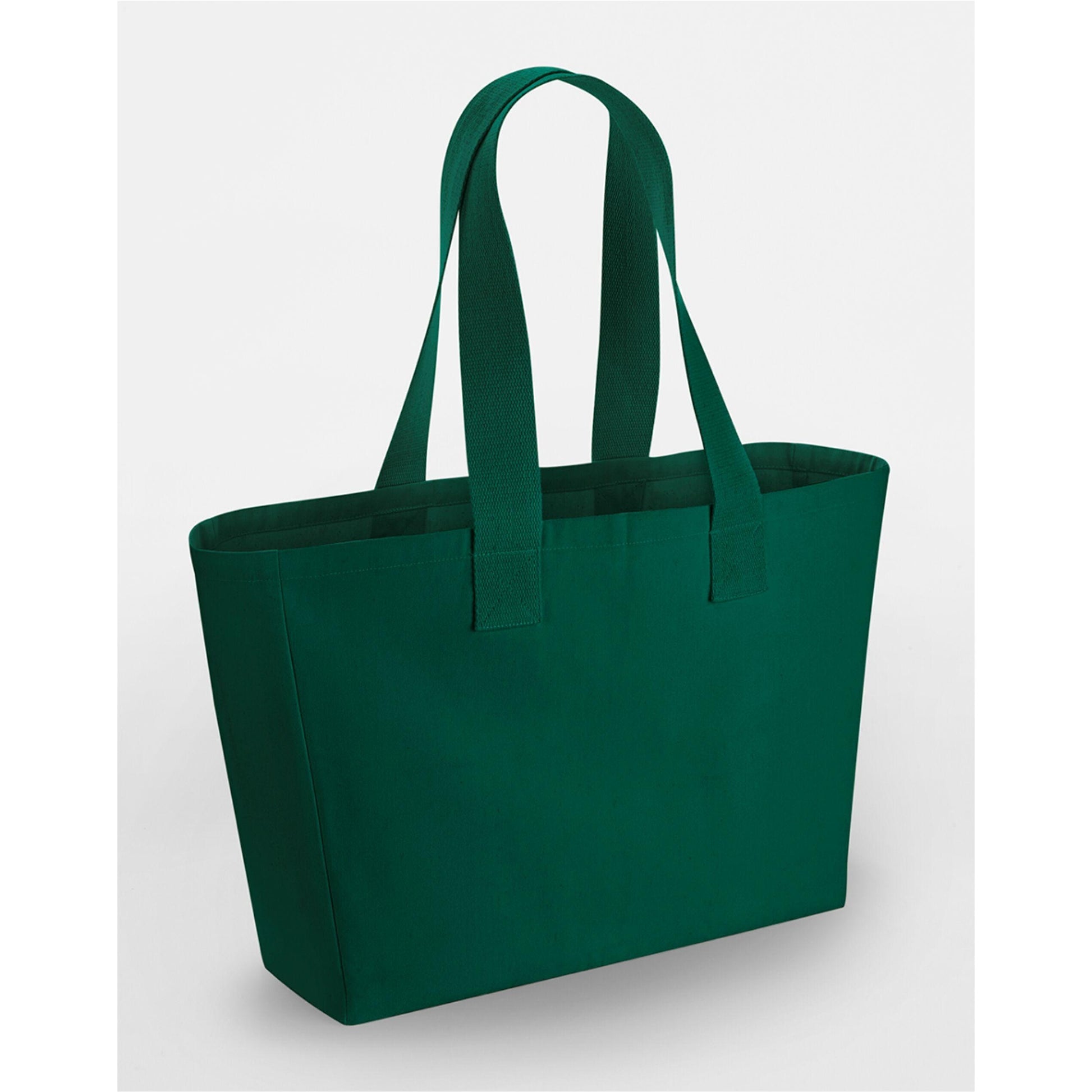 Bottle Green - Back - Westford Mill Canvas Everyday Tote