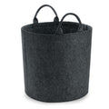 Charcoal Melange - Back - Bagbase Felt Trug