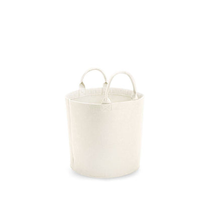 Soft White - Side - Bagbase Felt Trug