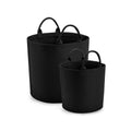 Black - Front - Bagbase Felt Trug