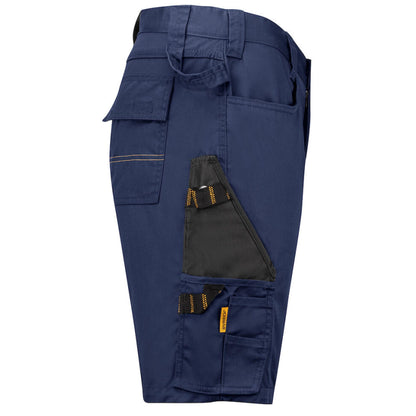 Navy-Black - Side - Jobman Mens Cargo Shorts