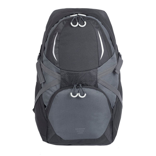 Black-Dark Grey - Front - Shugon Solomon Explorer Hiking Backpack