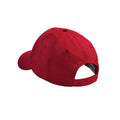 Classic Red - Back - Beechfield Childrens-Kids Original 5 Panel Cap