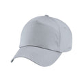 Light Grey - Front - Beechfield Childrens-Kids Original 5 Panel Cap