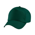 Bottle Green - Front - Beechfield Childrens-Kids Original 5 Panel Cap