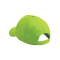 Lime - Back - Beechfield Childrens-Kids Original 5 Panel Cap