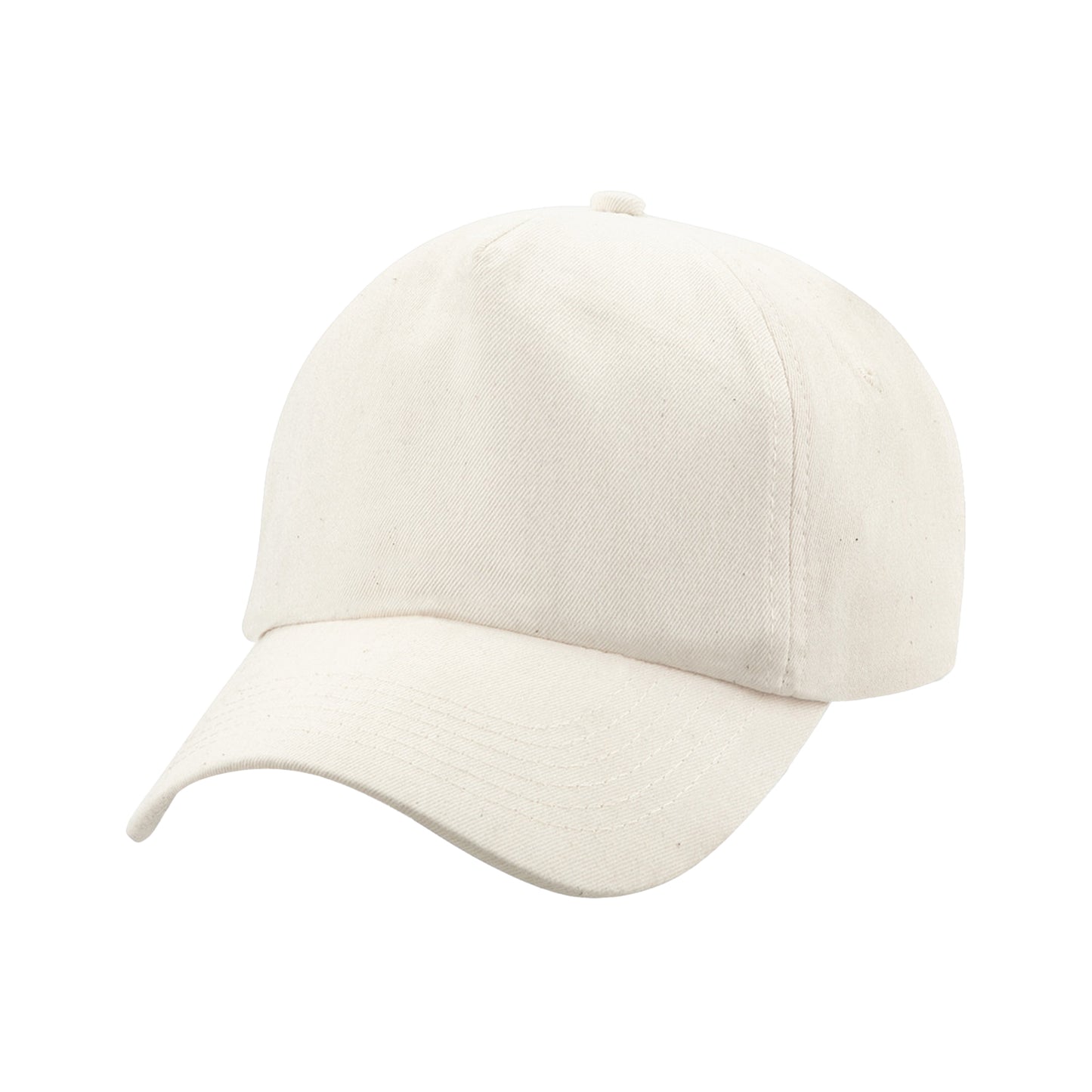 Natural - Front - Beechfield Childrens-Kids Original 5 Panel Cap