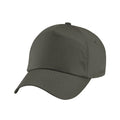 Olive - Front - Beechfield Childrens-Kids Original 5 Panel Cap