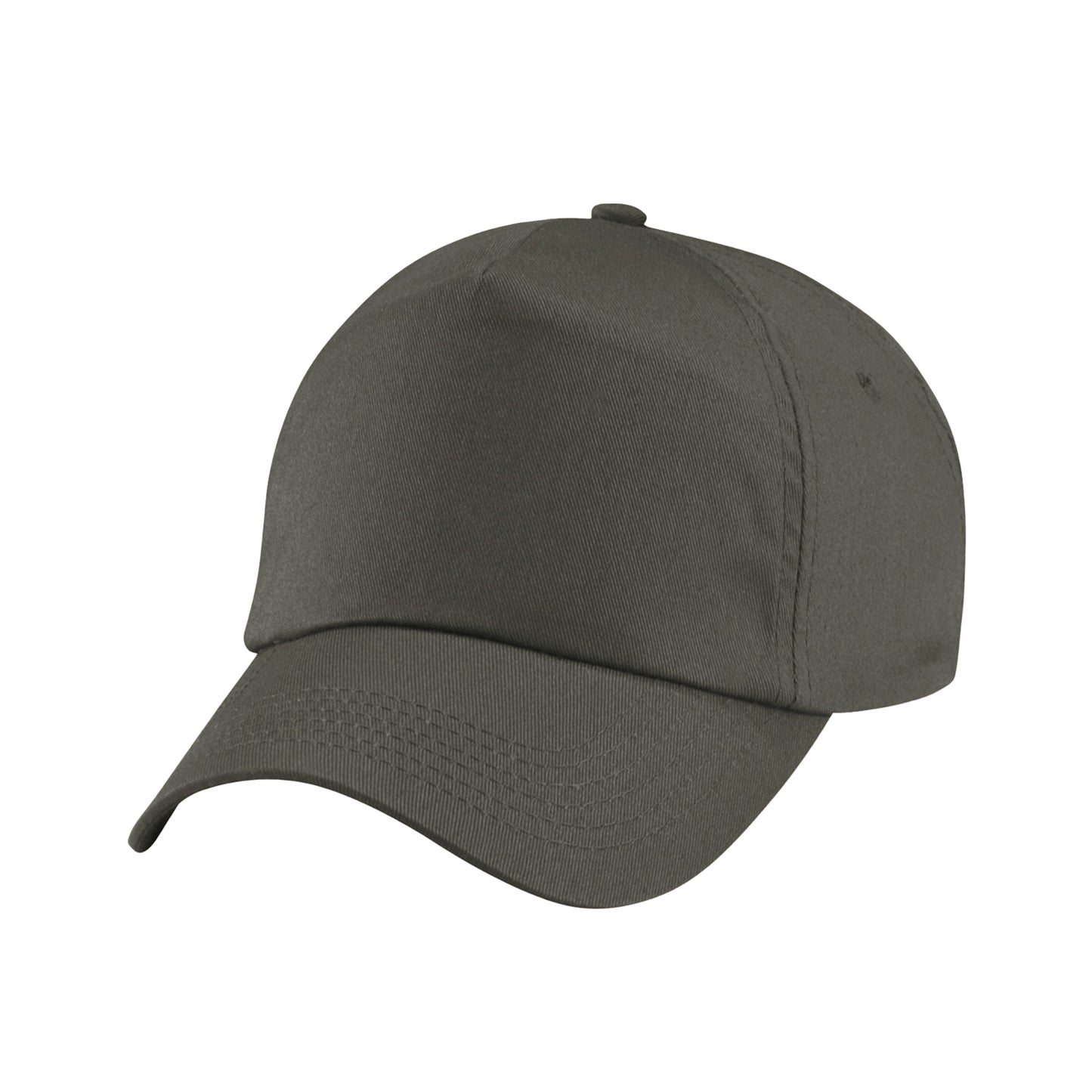 Olive - Front - Beechfield Childrens-Kids Original 5 Panel Cap