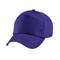 Purple - Front - Beechfield Childrens-Kids Original 5 Panel Cap