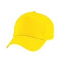 Yellow - Front - Beechfield Childrens-Kids Original 5 Panel Cap