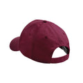 Burgundy - Back - Beechfield Childrens-Kids Original 5 Panel Cap