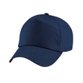 French Navy - Front - Beechfield Childrens-Kids Original 5 Panel Cap