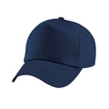 French Navy - Front - Beechfield Childrens-Kids Original 5 Panel Cap