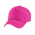 Fuchsia - Front - Beechfield Childrens-Kids Original 5 Panel Cap