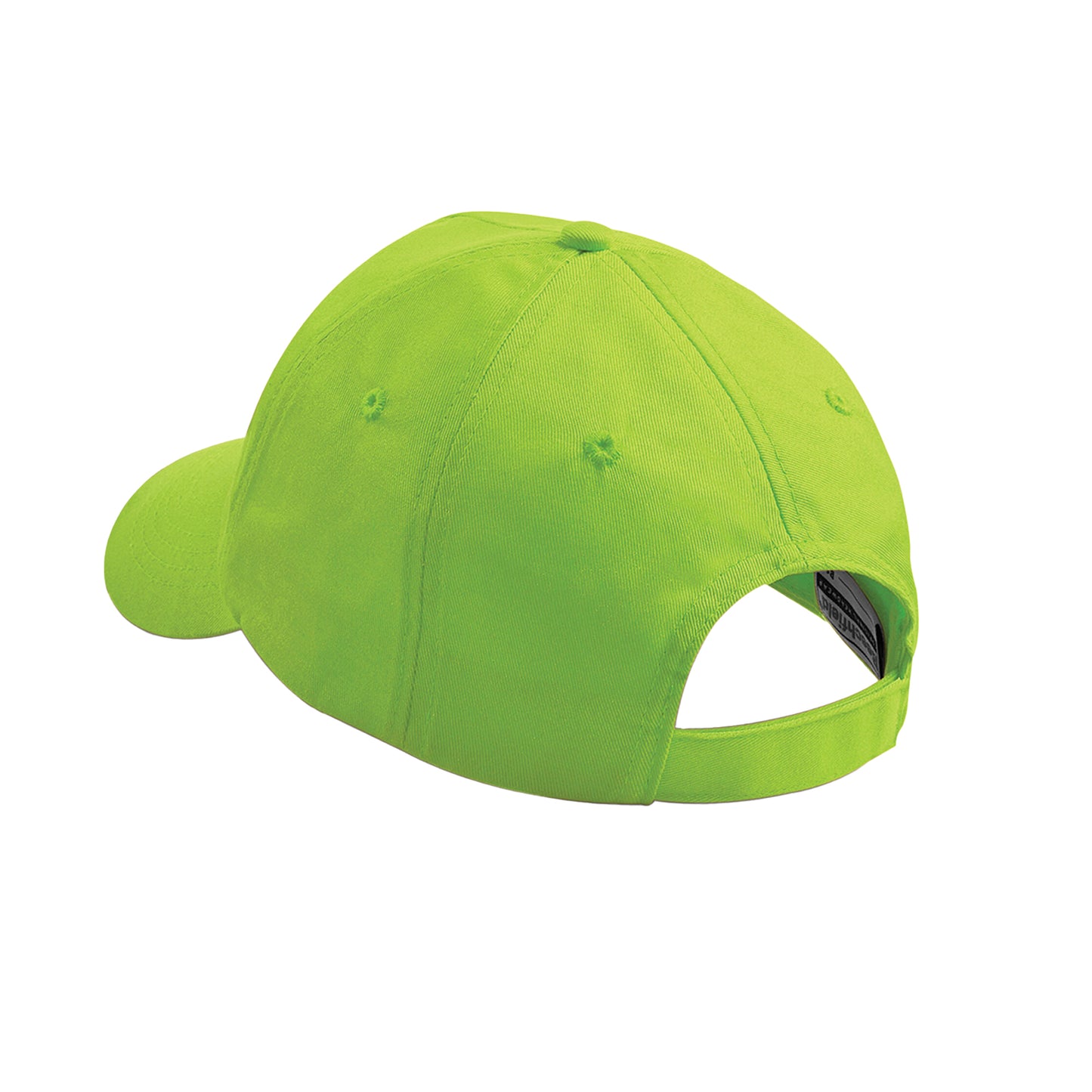 Lime - Back - Beechfield Childrens-Kids Original 5 Panel Cap