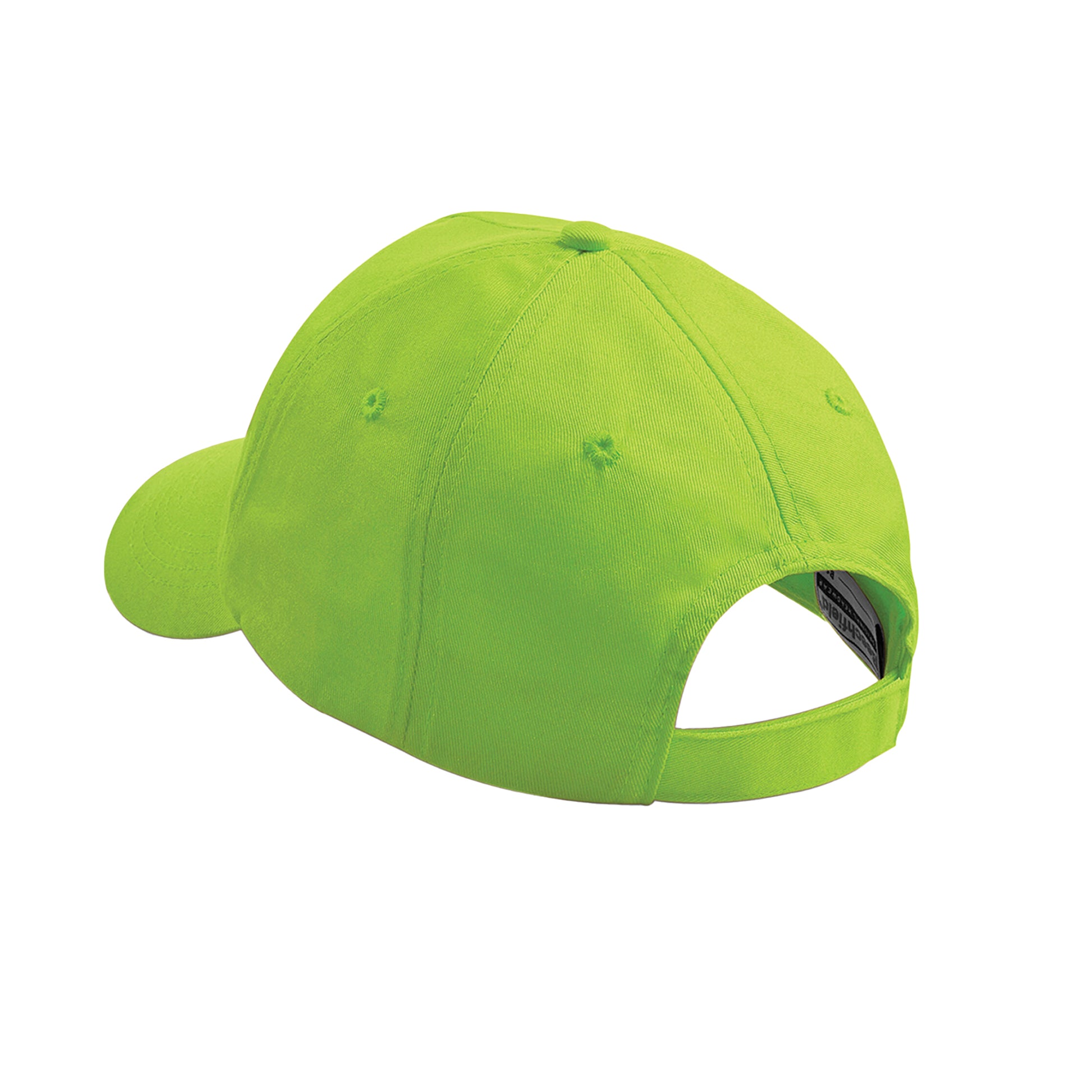 Lime - Back - Beechfield Childrens-Kids Original 5 Panel Cap