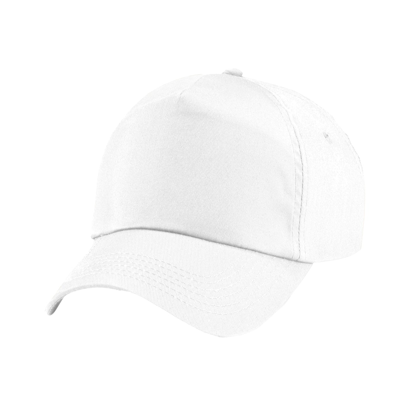 White - Front - Beechfield Childrens-Kids Original 5 Panel Cap