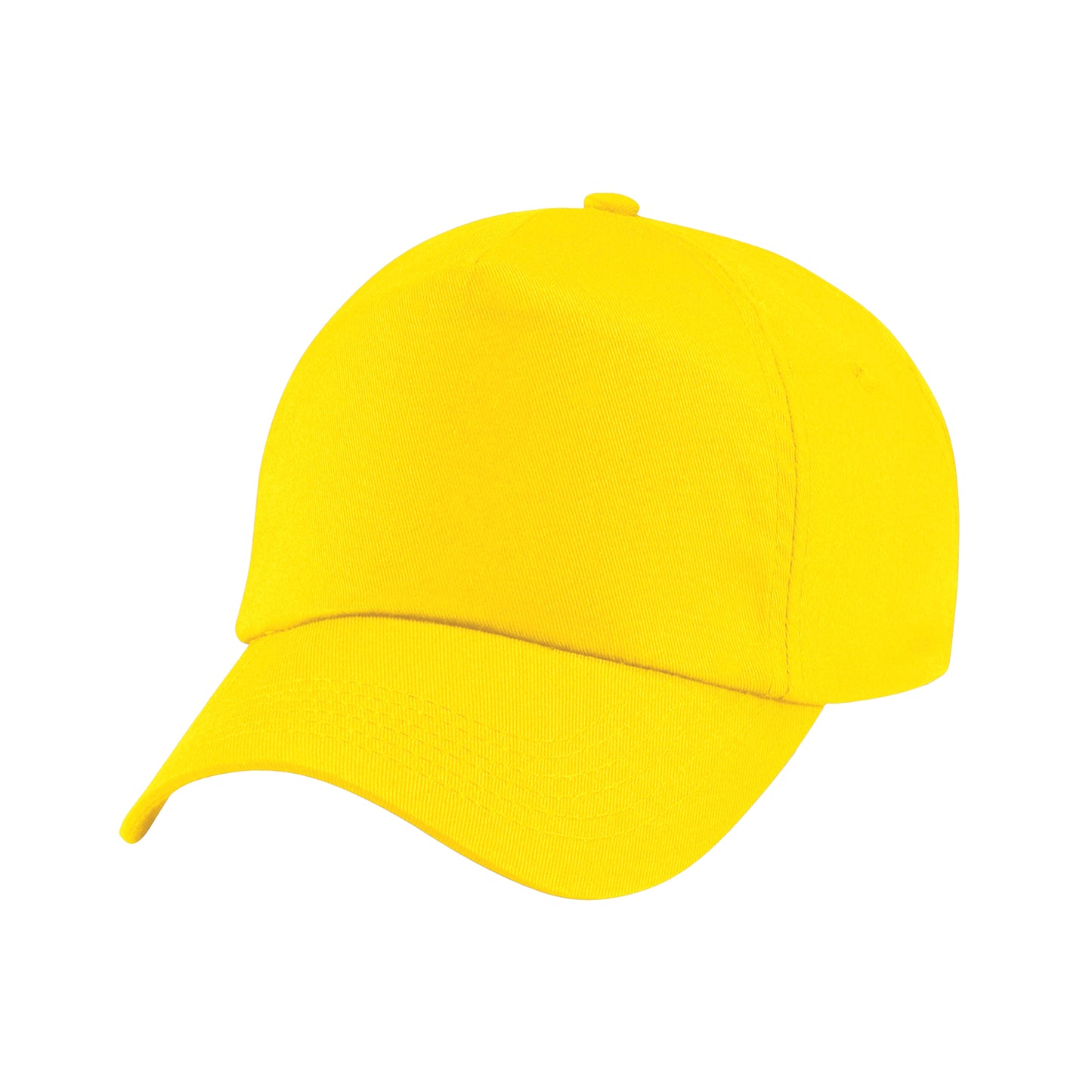 Yellow - Front - Beechfield Childrens-Kids Original 5 Panel Cap