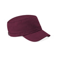 Burgundy - Front - Beechfield Unisex Adult Army Cap