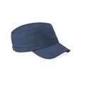 Navy Blue - Front - Beechfield Unisex Adult Army Cap