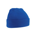 Bright Royal Blue - Front - Beechfield Childrens-Kids Knitted Beanie