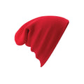 Classic Red - Back - Beechfield Childrens-Kids Knitted Beanie