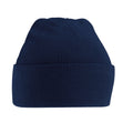 French Navy - Front - Beechfield Childrens-Kids Knitted Beanie