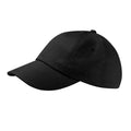 Black - Front - Beechfield Unisex Adult Heavy Drill Low Profile Cap