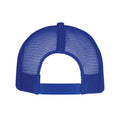 Bright Royal Blue-White - Back - Beechfield Unisex Adult Snapback Trucker Cap