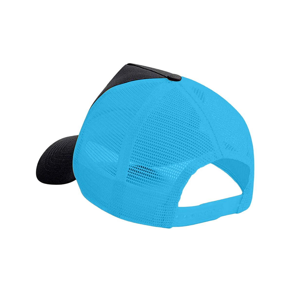 Black-Surf Blue - Back - Beechfield Unisex Adult Snapback Trucker Cap