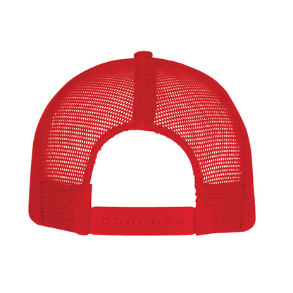 Classic Red-Classic Red - Back - Beechfield Unisex Adult Snapback Trucker Cap