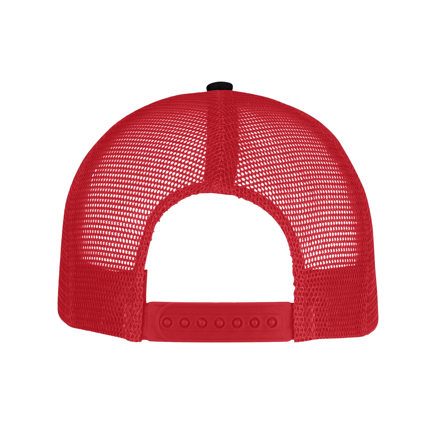 Black-Classic Red - Back - Beechfield Unisex Adult Snapback Trucker Cap
