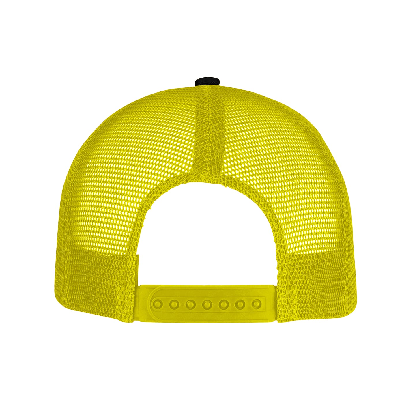 Black-Yellow - Back - Beechfield Unisex Adult Snapback Trucker Cap